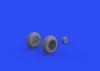 Eduard 648989 P-51B/ C wheels block tread EDUARD 1/48